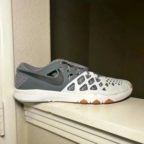 Nike Train Speed 4 Mens Size 14 Grey White Training Shoes 843937-005 - Picture 2 of 10